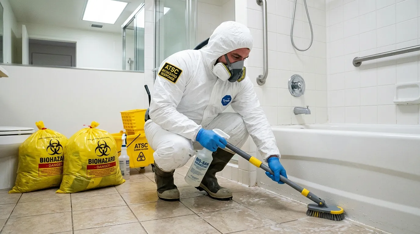 Decontamination equipment deployed for Blood Cleanup in Wellington